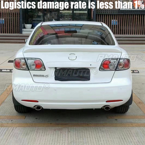 CEYUSOT para Accesorios de Alerón, Alerón Trasero Negro Brillante para Mazda 6 2002-2016, Decoración para Maletero, Kit de Carrocería para Mazda6 - Product Image 2