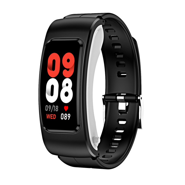 K60 Smart Bracelets with BT Calling Headset Bracelet 2-in-1 Multiple Sports Modes Colour Screen with HD Display Smartbands
