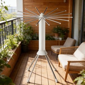 Séchoir à <span class=keywords><strong>linge</strong></span> pliable Octopus moderne et économique, pour intérieur/extérieur, avec une large surface de séchage pour la salle de bain - Product Image 4