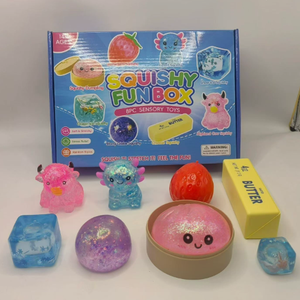 Ensemble de jouets anti-stress souples 24 pièces, formes alimentaires colorées, jouets sensoriels en TPE pour enfants de 8 à 13 ans, unisexe - Product Image 3
