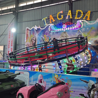 Manèges Tagada pour parcs d'attractions en Chine, utilisables en intérieur et en extérieur, à vendre