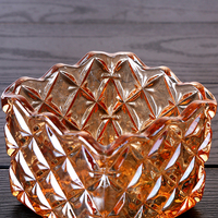 Beliebte farbige Glas Candy Glas Glas Vorrats glas Küche Wohnzimmer Aufbewahrung dosen Tee Konserven Ornamente Dekorationen