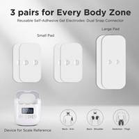 Appareil TENS sans fil portable pour soulager la douleur, stimulateur musculaire électrique, masseur pour le dos, le cou, les épaules et les jambes