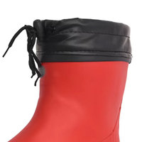 Bottes de pluie pour hommes, légères, imperméables, renforcées, antidérapantes, à large semelle en caoutchouc, pour la pêche, l'automne/l'hiver/l'été