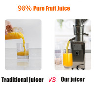 Presse-agrumes 1200W pour jus de pomme orange et de poire commercial et domestique