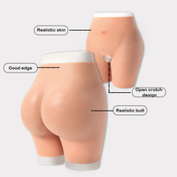 Shapewear féminin rembourré en silicone, culotte rehausseur de fesses et de hanches en silicone, short en silicone, sous-vêtements volumineux, shapewear BBL
