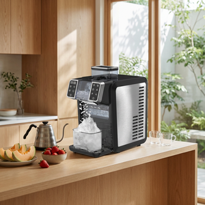 Máquina <span class=keywords><strong>de</strong></span> <span class=keywords><strong>Hielo</strong></span> y Batidos Eléctrica 2 en 1 SOHEF Export, Capacidad <span class=keywords><strong>de</strong></span> 20-30 kg/día, Clase A+ <span class=keywords><strong>de</strong></span> Eficiencia Energética, Certificaciones Completas - Product Image 1