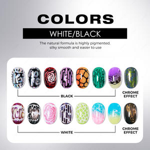 JTING Nieuwste Stijl 5G Poking <span class=keywords><strong>Gel</strong></span> Polish Wit Zwart Kleur met Poking <span class=keywords><strong>Base</strong></span> <span class=keywords><strong>Coat</strong></span> Gratis Design Poke <span class=keywords><strong>Gel</strong></span> Nagellak OEM Kant <span class=keywords><strong>Gel</strong></span> - Product Image 3