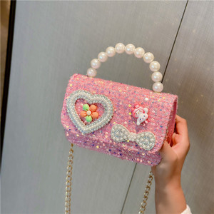 Borsette scintillanti borse da principessa <span class=keywords><strong>portafoglio</strong></span> monospalla da ragazza borse da <span class=keywords><strong>bambina</strong></span> in versione coreana - Product Image 2
