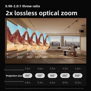 โปรเจคเตอร์ EU New X50 Ultra Native 4K UHD, ความสว่าง 7000 ลูเมน ความคมชัด 100000:1 ระบบ X-Vision รองรับ IMAX Enhanced สำหรับใช้งานในบ้าน - Product Image 3