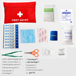 Bolsa de Primeros Auxilios Compacta y Portátil, Kit Médico de Emergencia Resistente para Acampar, Senderismo, Viajes, Auto, Hogar y Oficina - Product Image 2