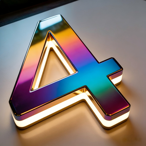 Letras de Canal LED Retroiluminadas Personalizadas, Letras 3D, Letreros LED Iluminados 3D para Tiendas y Oficinas, Letrero Comercial para Exteriores - Product Image 2