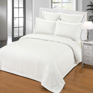 Duvet, khách sạn quilt, chất lượng tốt 100% bông khách sạn Quilt Set bộ đồ giường tấm phẳng Duvet cover Set - Product Image 3