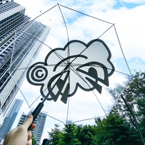 Custom Portable POE PVC Transparent Semi-<b>Automatic</b> Modern Gift <b>Umbrella</b> Colorful Advertising Straight Style with Logo - Product Image 3