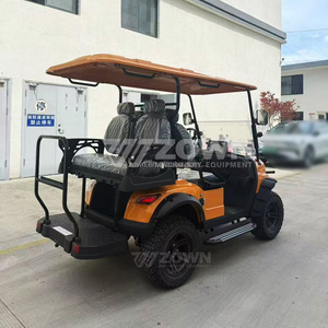 Voiturette de golf électrique au design moderne, 4 places, batterie lithium 72V, panneau de commande intelligent, apparence élégante - Product Image 4