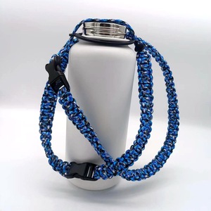 Water Bottle Bag Woven Paracord Detachable Strap Unisex Outdoor Use - Product Image 3