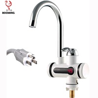 2025 plus récent affichage LED cuisine électrique en acier inoxydable robinet de chauffage instantané rotatif robinet d'eau chaude robinet