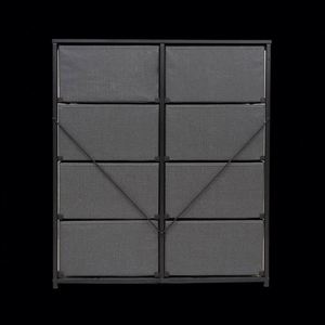 Modern Living Room Fabric <b>Cabinets</b> With Freestanding Durable Stainless Steel MDF Panel and Pine Colors - Product Image 3