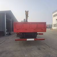 Dongfeng 10 Ton 6x4 Truk Berkinerja Tinggi dengan Crane Terpasang |   XCM9 SQS250-5 Boom 5-Bagian |   Mesin Yuchai 220HP Euro V |   Pompa Gearbox Hengli |   20m