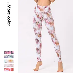 Tonton Nieuw Ontwerp Sublimatie Print Skinny Broek Custom Patroon Sport Yoga Panty Gym Leggings Voor Vrouwen