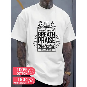 Camiseta Unisex de Corte Regular con Logotipo Divertido, Regalo Esencial para Padre, Prenda Superior Básica para Hombre - Product Image 1