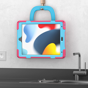 Nuovissimo modello colorato custodia in Silicone per <span class=keywords><strong>Apple</strong></span> <span class=keywords><strong>iPad</strong></span> 10.2 9 ° <span class=keywords><strong>2021</strong></span> con impugnatura rotante resistente antiurto - Product Image 6