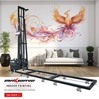 MAXWAVE Laser 5D Imprimante multifonction à jet d'encre mur et sol 2 en 1 Machine d'impression d'art de décoration, de peinture et de sol en 3D