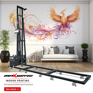 MAXWAVE <span class=keywords><strong>Laser</strong></span> 5D multifunzione <span class=keywords><strong>per</strong></span> parete e terra stampante a getto d'inchiostro 2 In 1 decorazione pittura 3D parete pavimento arte macchina da stampa - Product Image 3