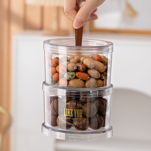 Thiết kế mới Stackable Nuts Kẹo Trái Cây kín thực phẩm <span class=keywords><strong>container</strong></span> - Product Image 1