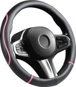 Funda de <span class=keywords><strong>Volante</strong></span> Cosida a Mano <span class=keywords><strong>con</strong></span> Brillo, <span class=keywords><strong>Cubre</strong></span> <span class=keywords><strong>Volante</strong></span> de 17 Pulgadas - Product Image 2