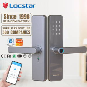 Lcostar an toàn Water Proof giá thấp từ xa vân tay kỹ thuật số bàn phím mã thông minh khóa cửa trắng với NFC/Bluetooth - Product Image 1