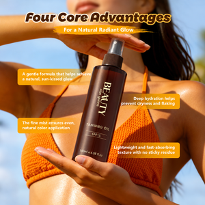 <span class=keywords><strong>Protector</strong></span> <span class=keywords><strong>Solar</strong></span> Vegano para el Cuerpo, <span class=keywords><strong>Acelerador</strong></span> del <span class=keywords><strong>Bronceado</strong></span>, Spray Autobronceador de Marca Privada, Aceite Autobronceador, Productos con Solución SPF - Product Image 1