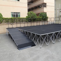 Plate-forme de scène portable en aluminium pliante RK/plate-forme de scène podium en aluminium/scène dj portable pour mariage