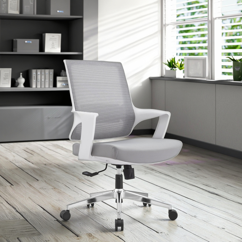 Full Mesh Fabric Leather Executive Adjustable