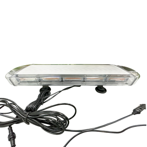 Barra de Luces Estroboscópicas ADT para Emergencias y Tráfico, Luz de Advertencia para Techo Blanca, Roja y Azul con Base Magnética - Product Image 4