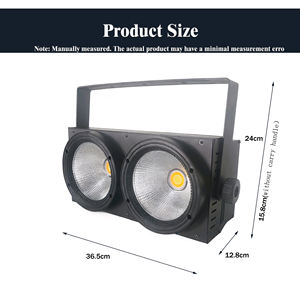 ไฟ LED สองสี2ตา2x100W, มาใหม่ COB นำแสงบลินเดอร์คู่100W ไฟเวที DMX512เสียงอัตโนมัติ - Product Image 2