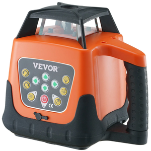 Nivel Láser Verde Autonivelante VEVOR de 360 Grados, Rango de Medición de 2000 Pies con Control Remoto y Gafas Protectoras - Product Image 1