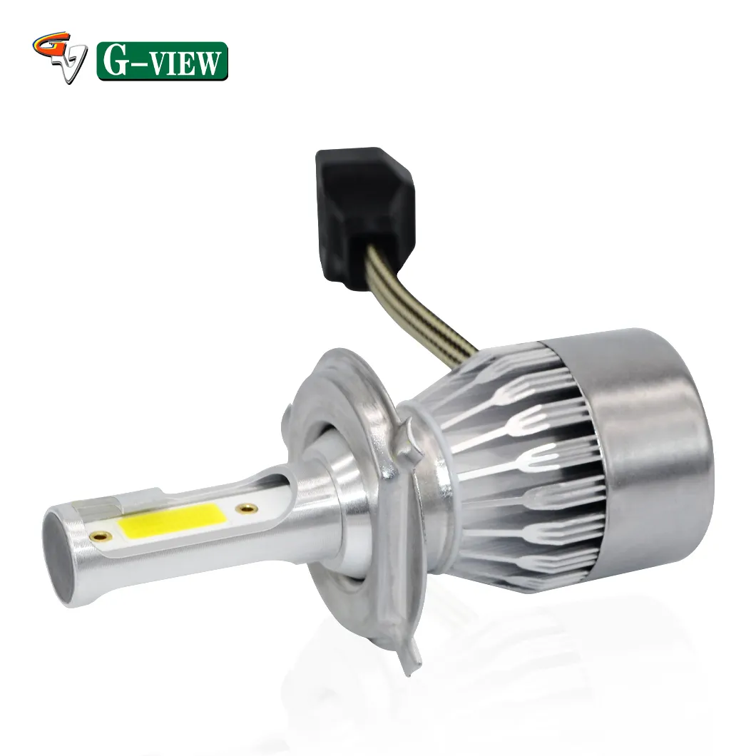 GVDER lampu depan LED 36W C6, lampu depan mobil otomatis dengan fungsi Canbus IP67, tahan air tingkat LED CIP sumber cahaya Model OE No H10