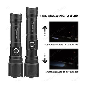 Portátil Cob impermeable telescópico aleación de aluminio USB recargable LED antorcha 3 modos Mini <span class=keywords><strong>linterna</strong></span> para uso de emergencia - Product Image 2
