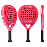 Raquette de padel professionnelle OEM ODM 2027, forme goutte d'eau, carbone composite intégral, surface 3D Spin, noyau EVA, fabricant de marque personnalisée
