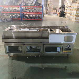 เคาน์เตอร์ชงชาไข่มุก ชุดเคาน์เตอร์บาร์น้ำชาไข่มุก เคาน์เตอร์สแตนเลสสำหรับชงชาไข่มุก - Product Image 5