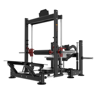 Machine de musculation pour les hanches Brightway, ensemble complet, banc de musculation, entraîneur de jambes, équipement de fitness de niveau commercial, machine de poussée des hanches