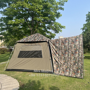 Factory Price High-End Cotton <b>Canvas</b> Tent with Aluminum Automatic <b>Frame</b> Multi-Functional Screen Canopy Camping Tent - Product Image 5