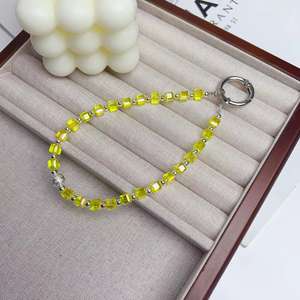 Tali Gantungan Ponsel Rantai Manik-Manik Kristal Warna-Warni, Gelang Anti-Hilang, Gantungan Kunci Ponsel - Product Image 6