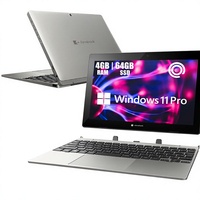 Untuk Dyn-abook K50 2-in-1 Tablet Layar Sentuh 10.1" Intel Celeron N4020 RAM 8GB SSD 128GB 2 Kamera Tipe-C Keyboard Jepang