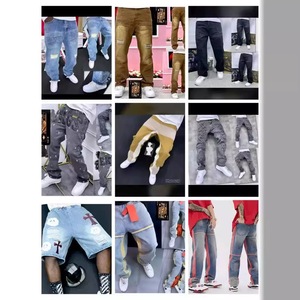Hot-Suppliers Wholesale New-Brand Winter Denim Jeans pour unisexe Casual Wearing pour l'hiver Vêtements mixtes en balles - Product Image 3