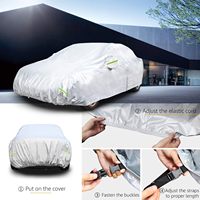Housse de voiture en PVC 210 g/m², disponible pour toutes les saisons, imperméable, anti-poussière, anti-neige, possibilité de personnalisation