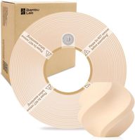 Filamen Isi Ulang PETG HF Bambu 1.75mm Kecepatan Tinggi Mudah Dicetak Tekstur Halus Ramah Lingkungan RFID Seri X1 P1 A1 1KG
