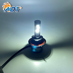 หลอดไฟหน้ารถยนต์ ADT 9-32V สี Gun Color รุ่น S10 Seoul-CSP 3570SMD 50W 8000LM 6500K สีขาว กำลังสูง H7 9005 9006 H11 H4 - Product Image 5