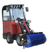 Carrello Elevatore Telescopico Mini da 600kg con Pala per Alberi per Agricoltura Cinese